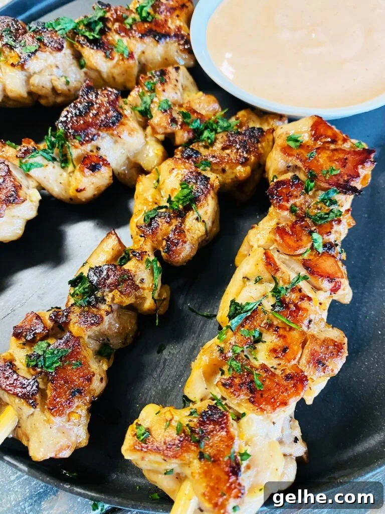Blackstone Teriyaki Chicken Skewers