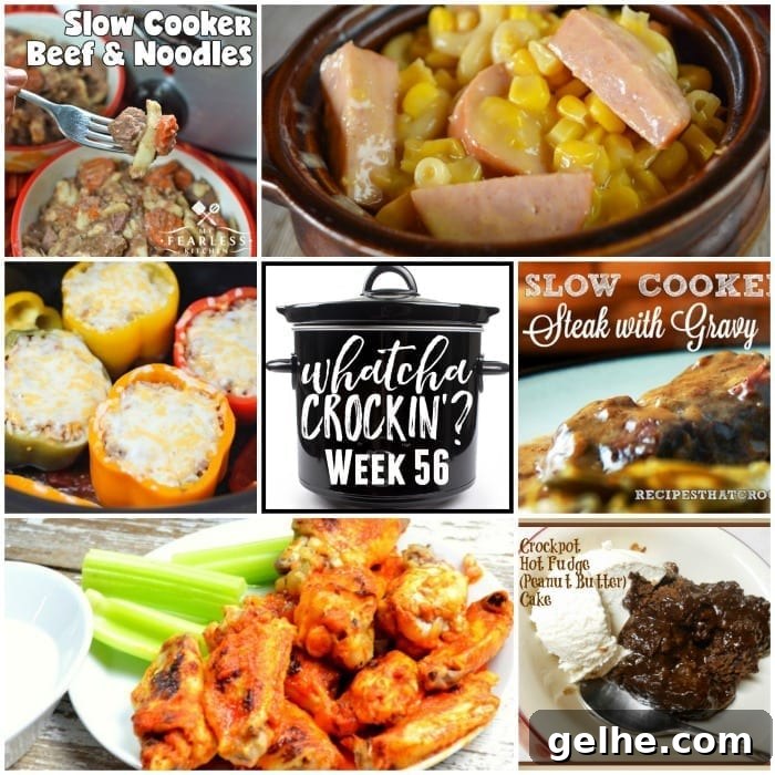 Slow Cooker Beef and Noodles Recipe | Comforting Crockpot Meal (Week 56) 2 Assortment of crock pot and Instant Pot dishes