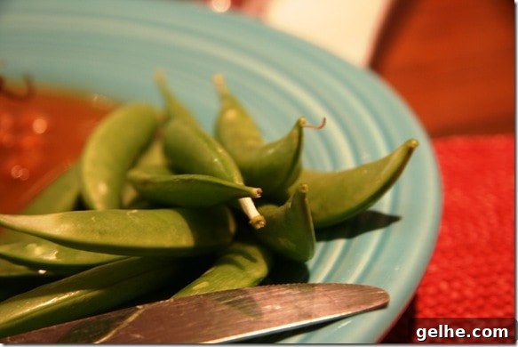 Sugar snap peas