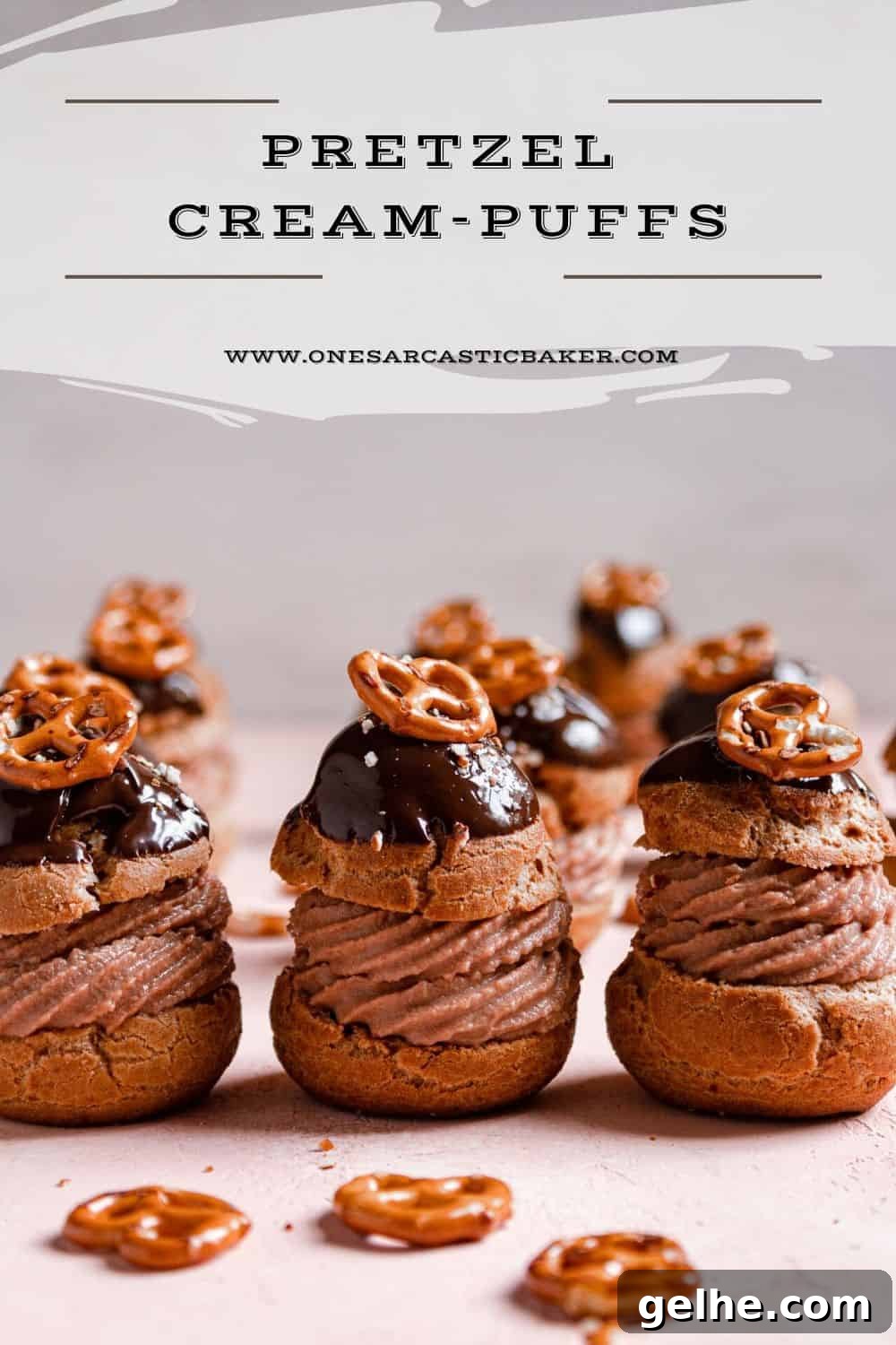 Pretzel Chocolate Cream Puffs: Salty-Sweet Dessert Recipe 12 img 6670 11