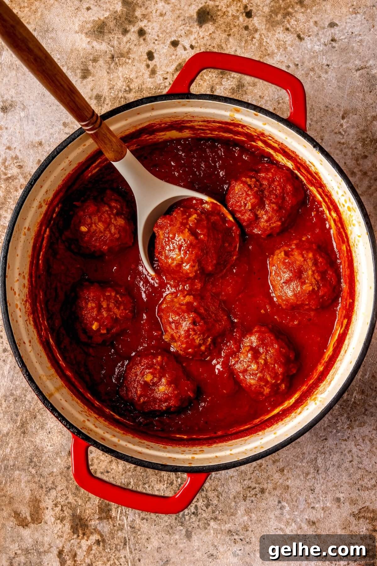 Grandma’s Classic Gluten-Free Spaghetti with Meatballs 13 How to Make Gluten-Free Dairy-Free Spaghetti and Meatballs Step 6 - Olivia Adriance