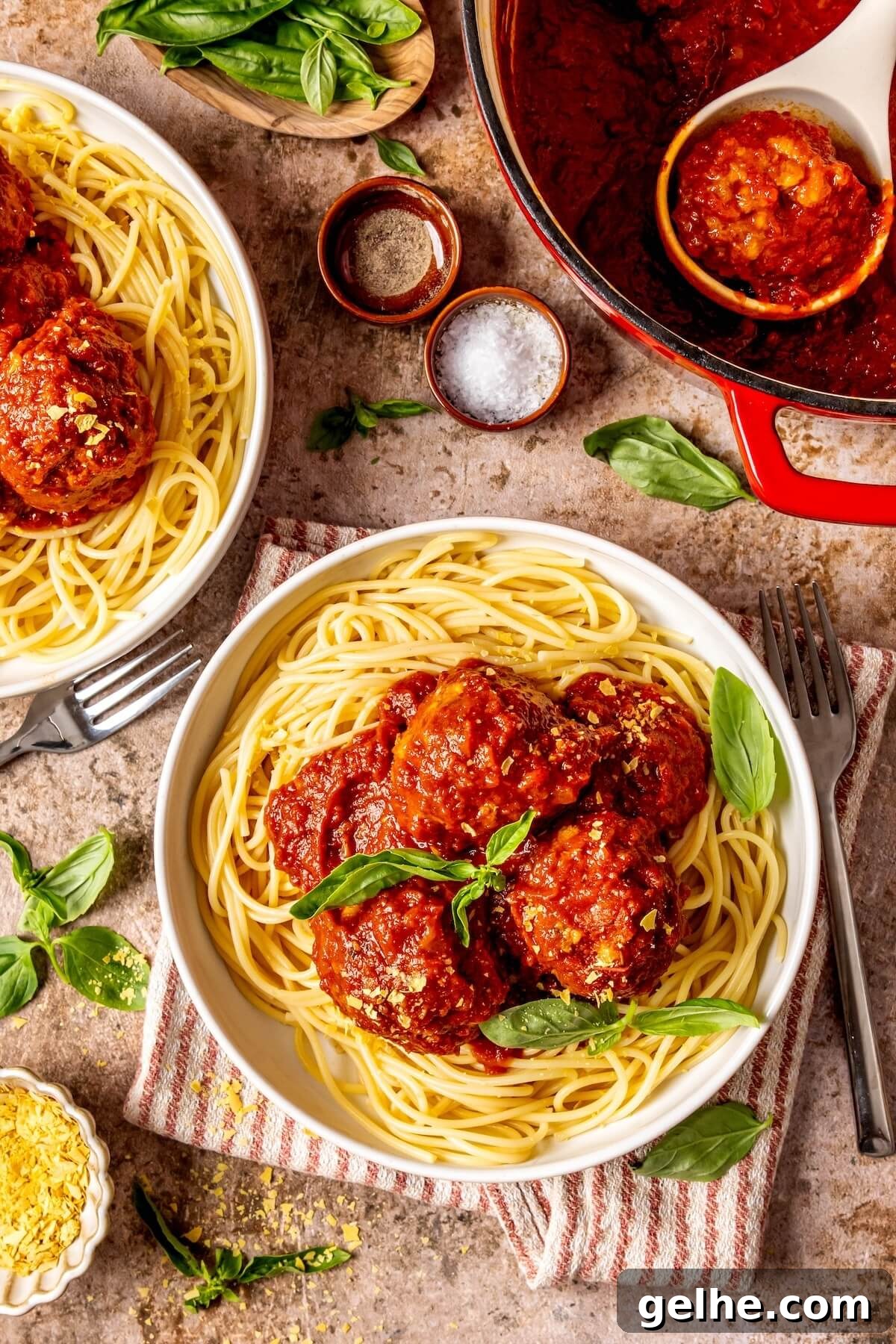 Grandma’s Classic Gluten-Free Spaghetti with Meatballs 3 Gluten-Free Dairy-Free Spaghetti and Meatballs - Olivia Adriance