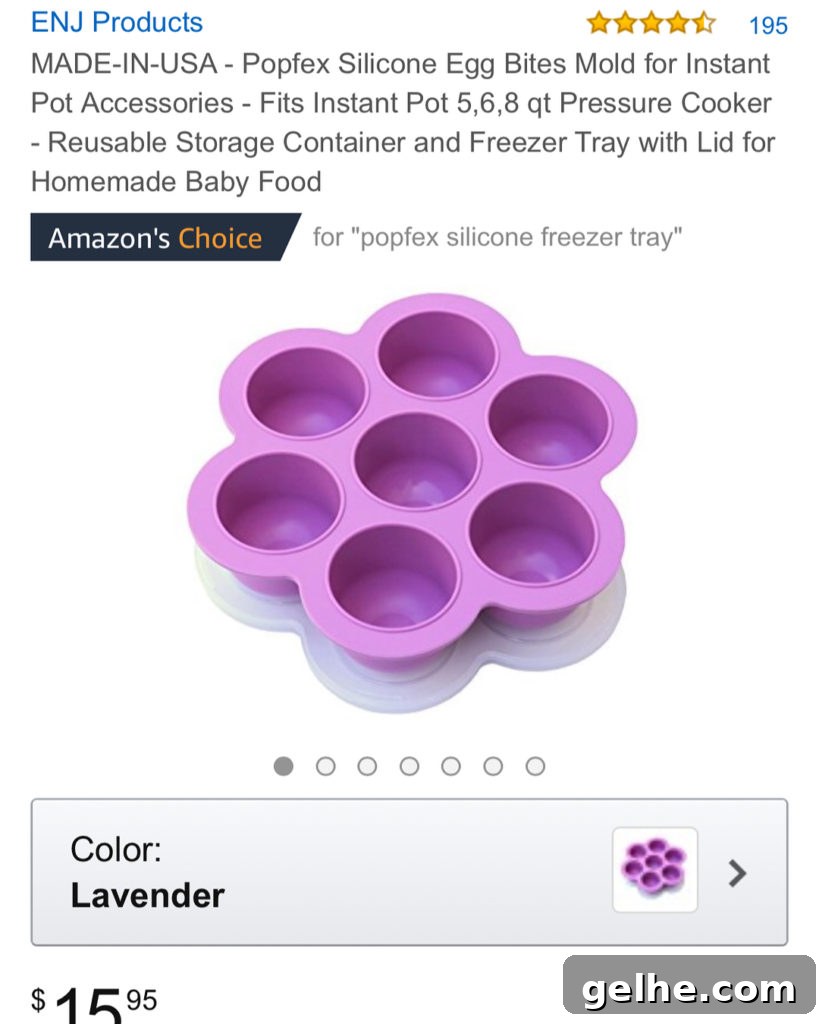 Poached eggs in mold