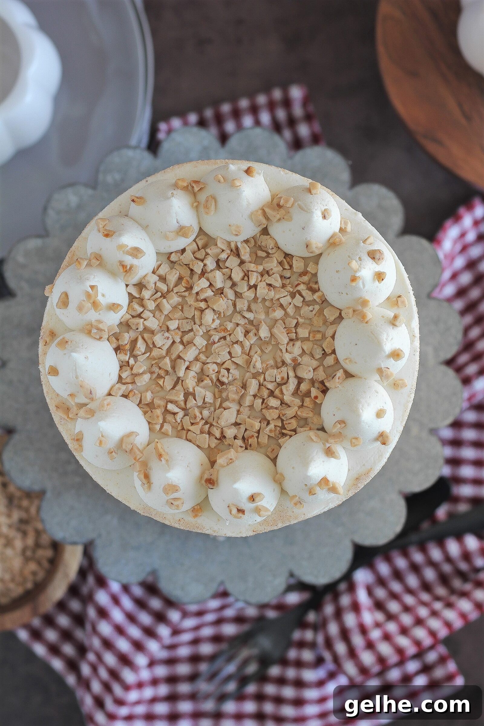 White chocolate ganache