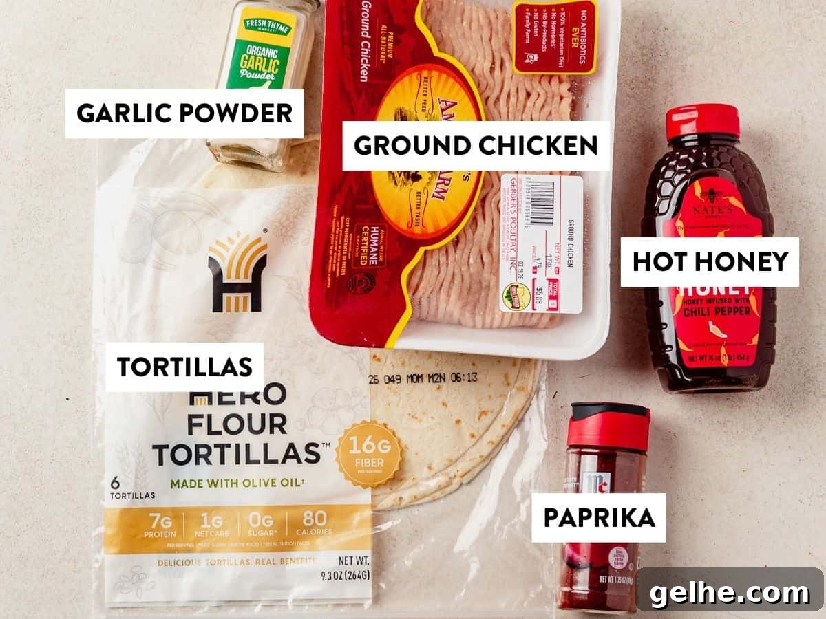 ingredients for lazy kebabs on a counter.