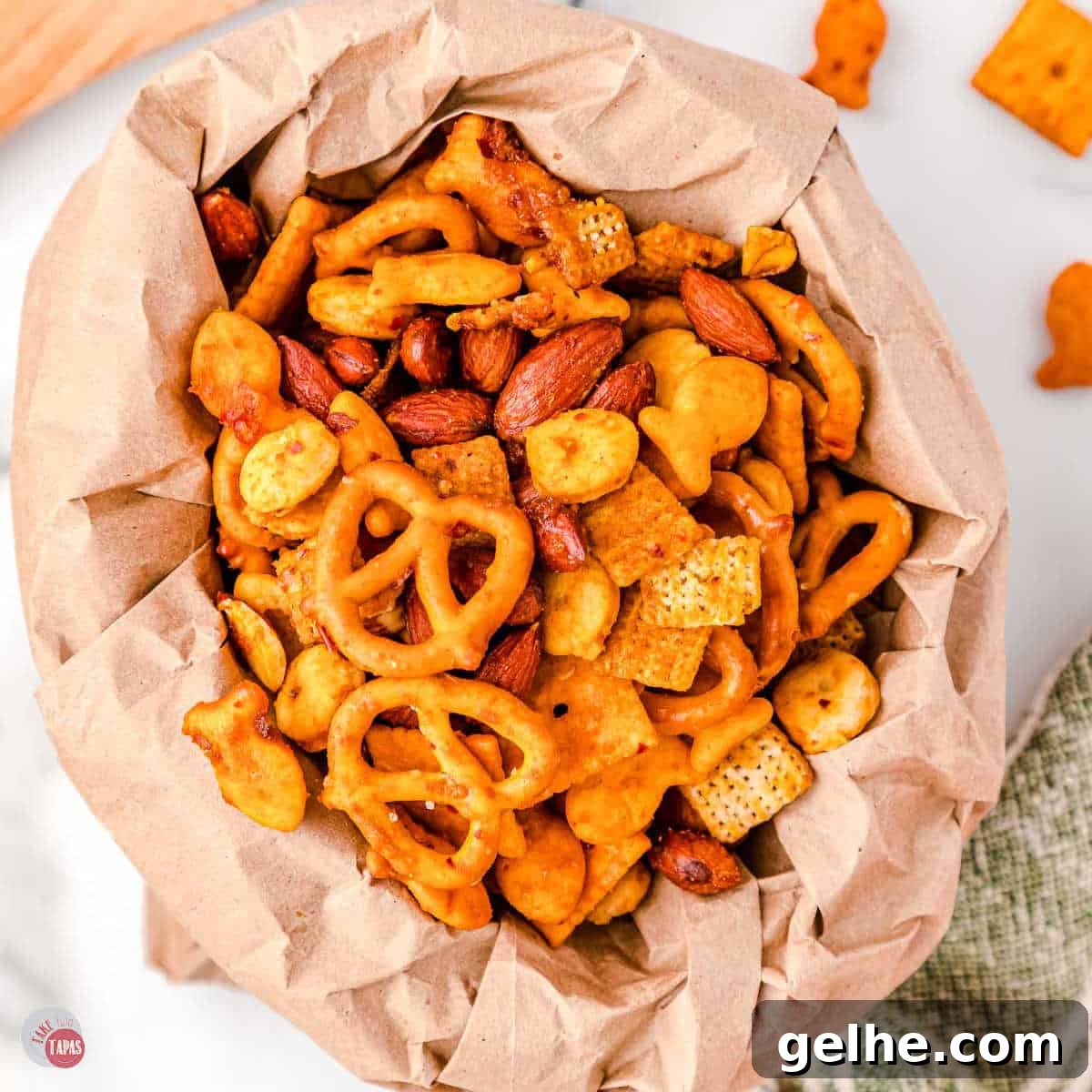 bag of spicy chex mix