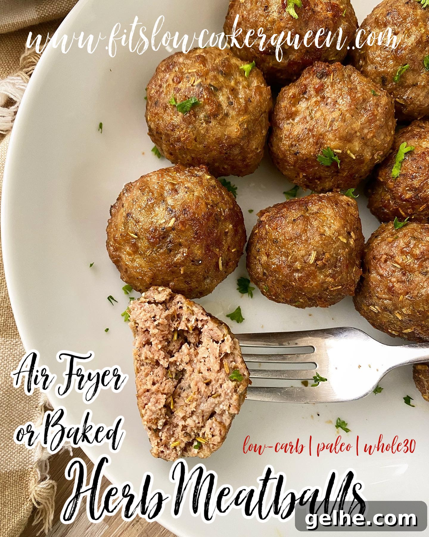 herb meatballs before cooking