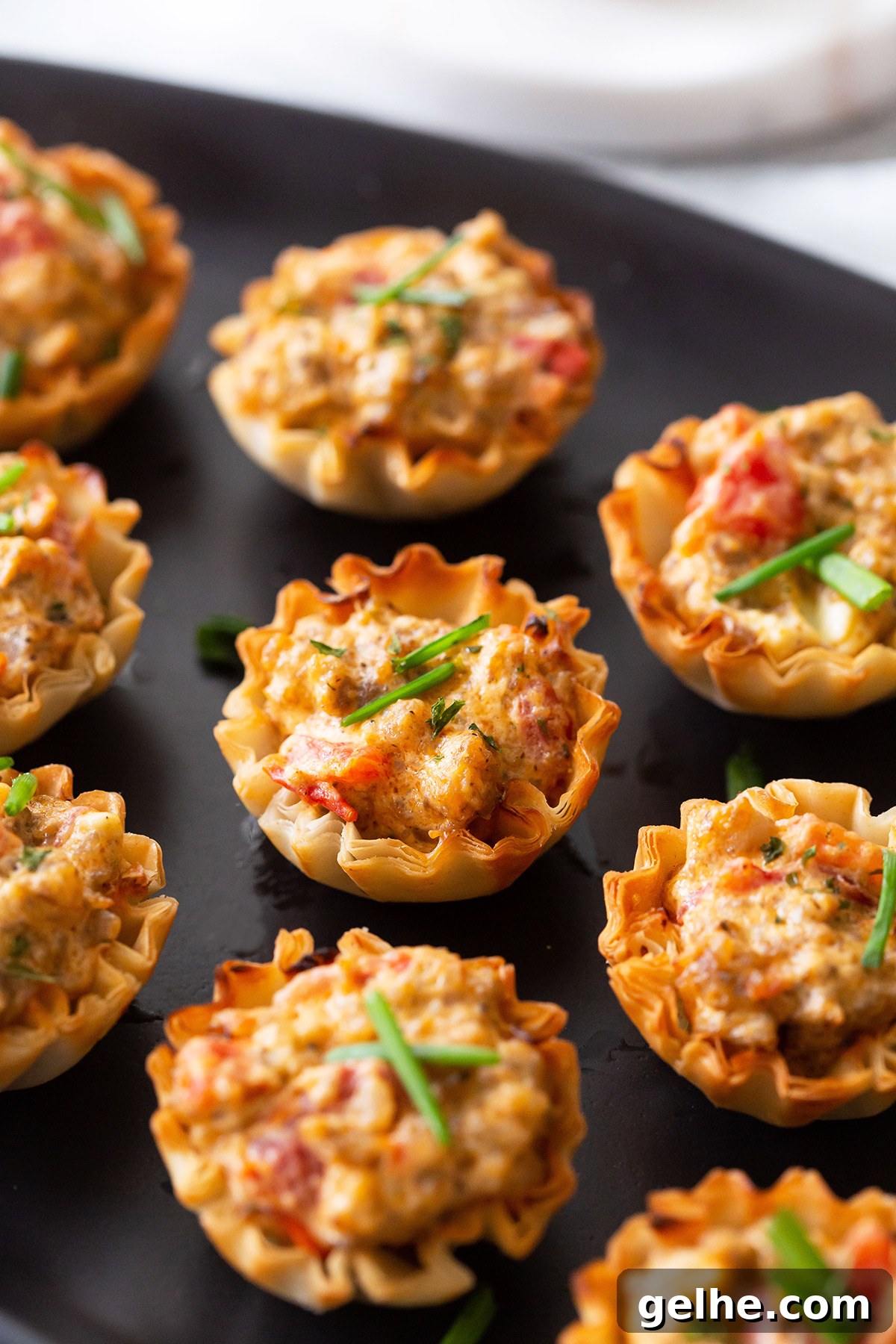 Easy Phyllo Cup with Sausage