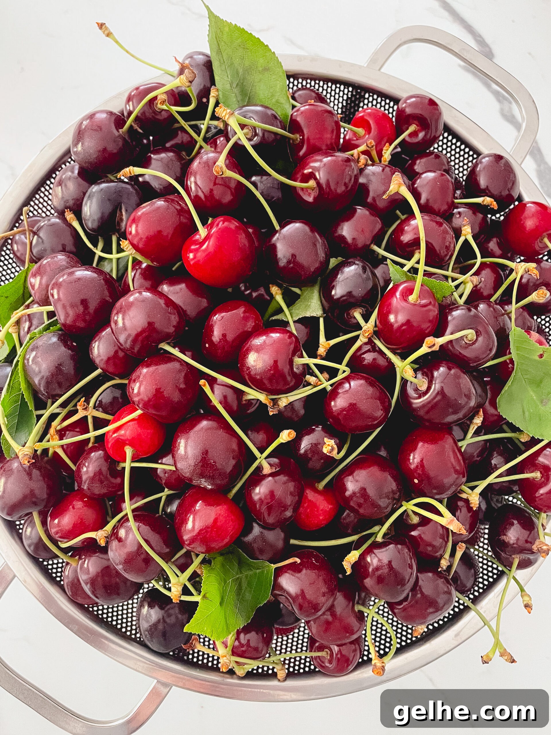 Cherry compote finished
