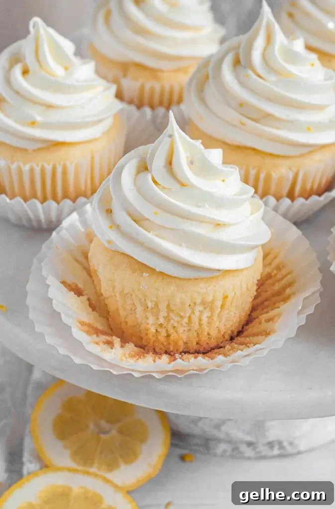 A burst of summer citrus, these easy gluten-free lemon cupcakes are topped with the most amazing lemon cream cheese frosting.