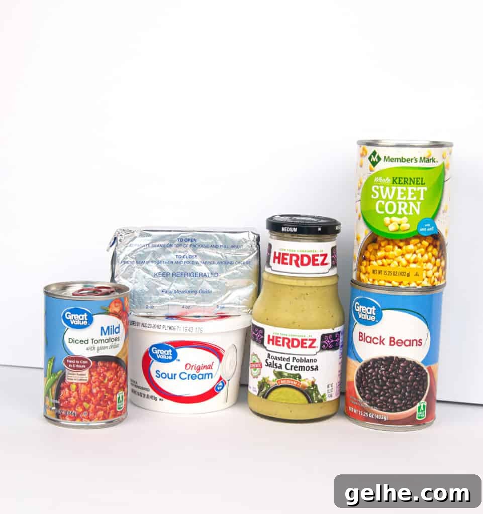 Dip ingredients