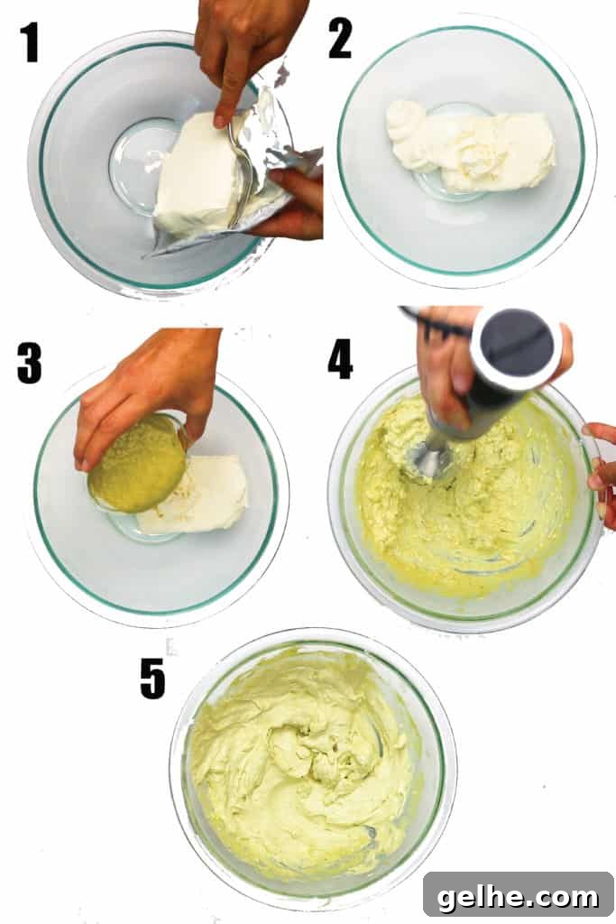 Mixing cream sauce