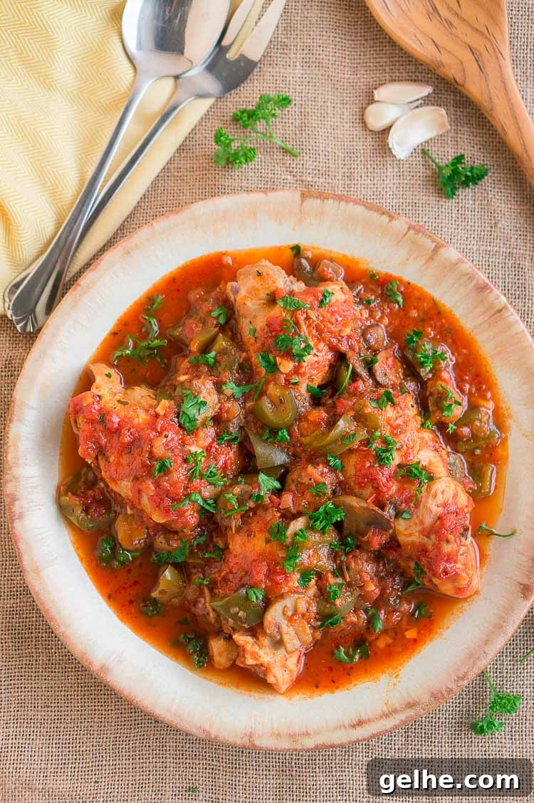 Instant Pot Chicken Cacciatore Recipe — Quick Italian One-Pot Meal 2 Instant Pot Chicken Cacciatore