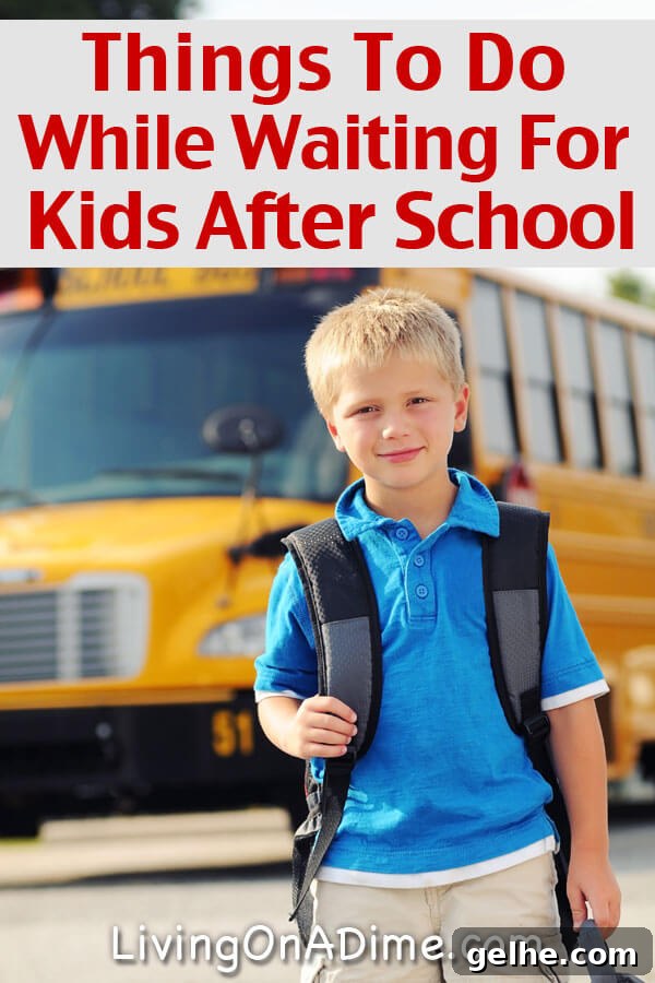 Things to Do While Waiting For Kids After School