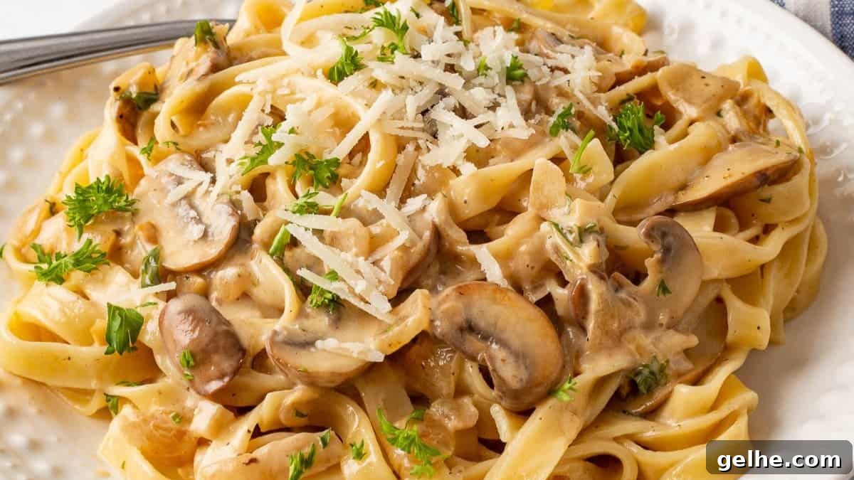 Creamy Mushroom Pasta