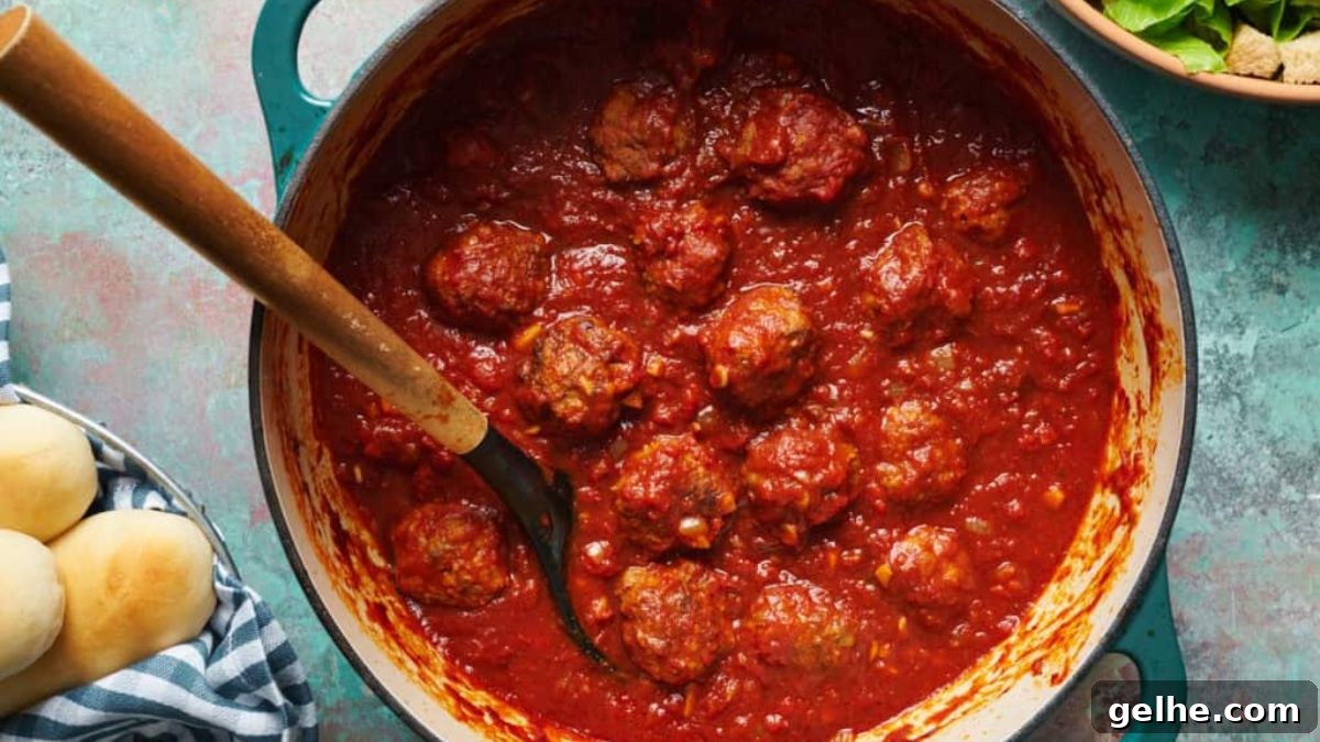 Meatballs in Marinara Sauce