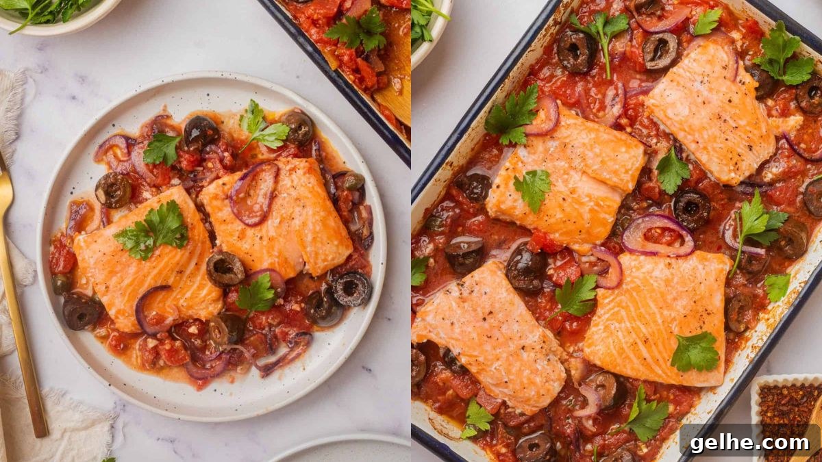 Salmon Puttanesca