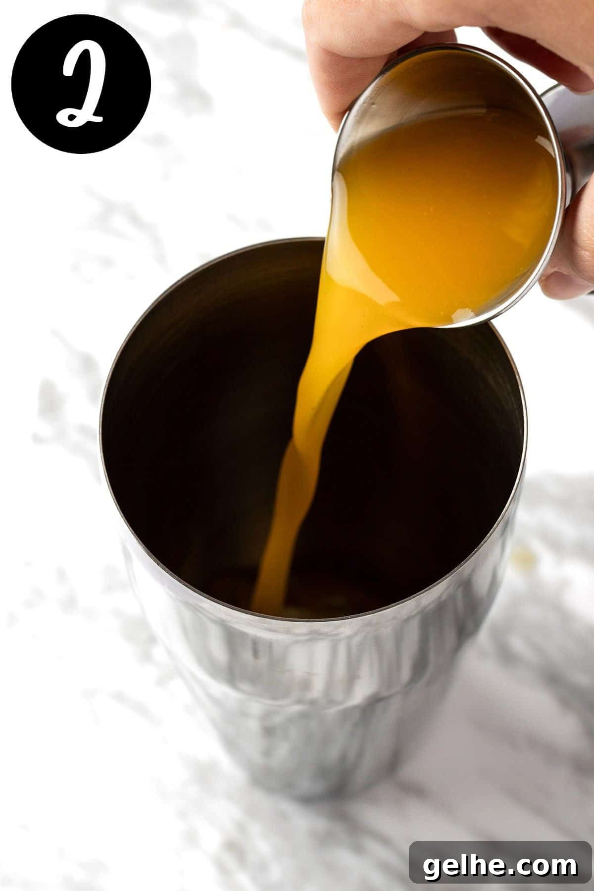 A process photo illustrating step 2.