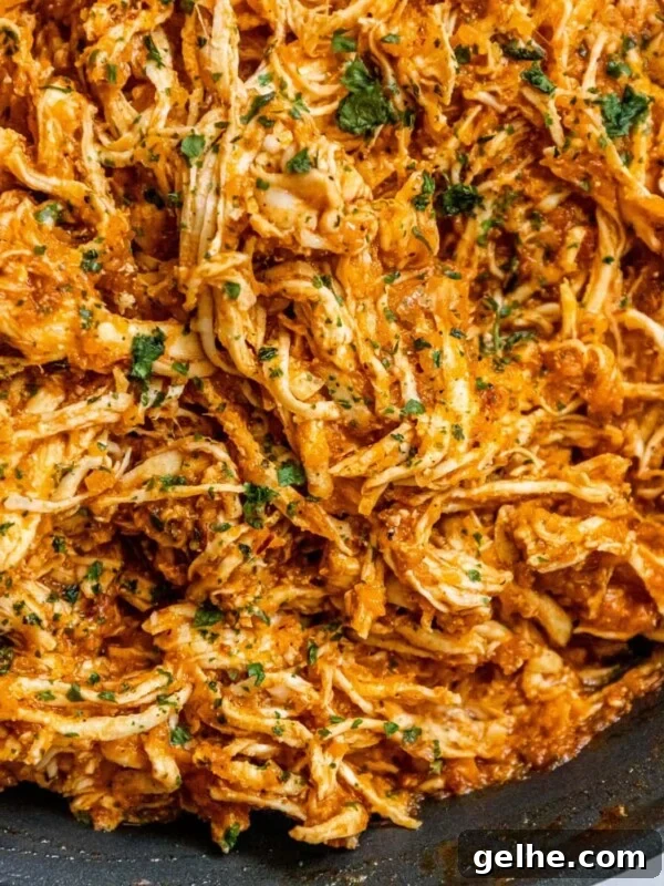Crispy Homemade Crunchwrap Recipe: Copycat Taco Bell Wrap 20 shredded chicken tinga in a pan