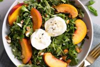 Arugula and Burrata Salad with Cherry Tomatoes & Balsamic