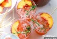 Peach and Black Cherry Punch Recipe for a Crowd