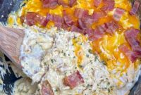 Slow Cooker Chicken with Bacon and Ranch Sauce