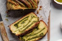 Pistachio Babka Recipe with Silky Cream Cheese Filling