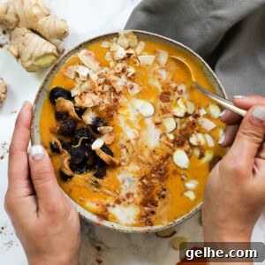 Turmeric Ginger Smoothie Bowl