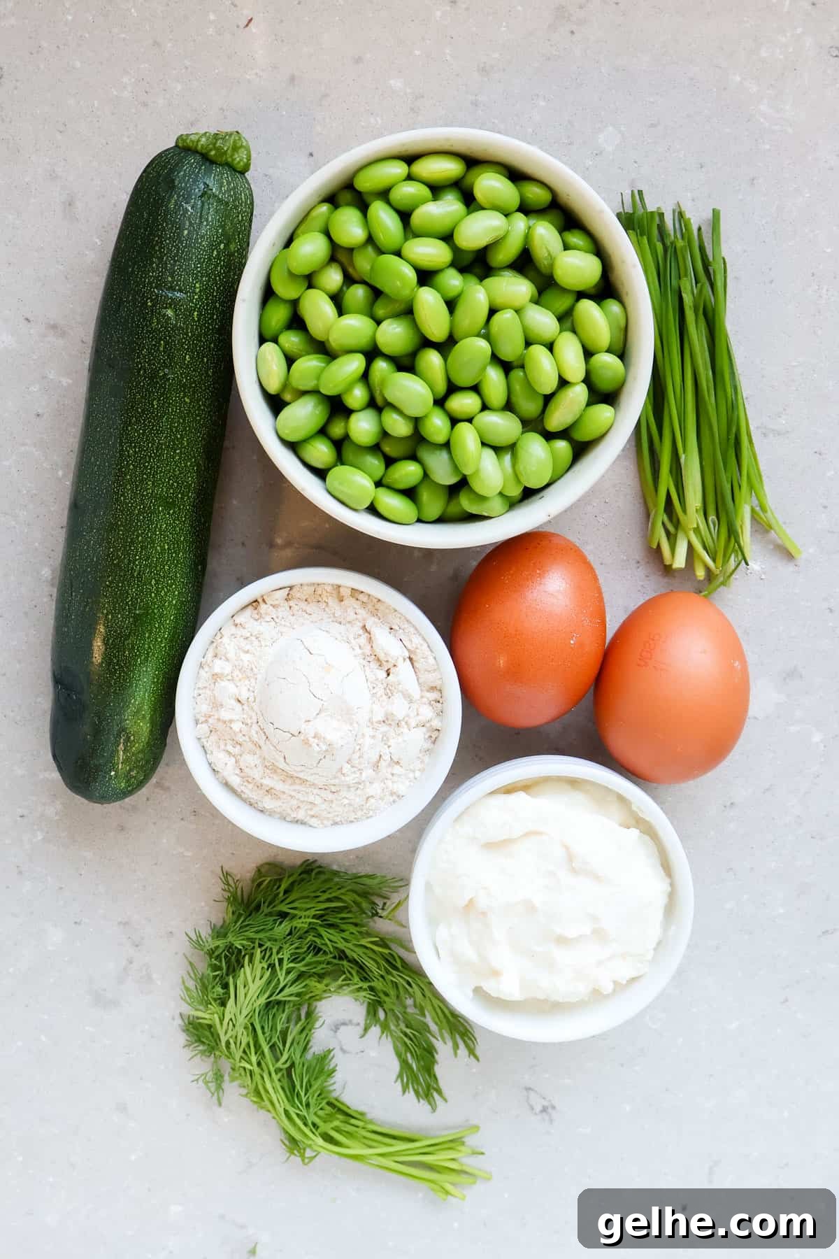 Ingredients shown to make the recipe.