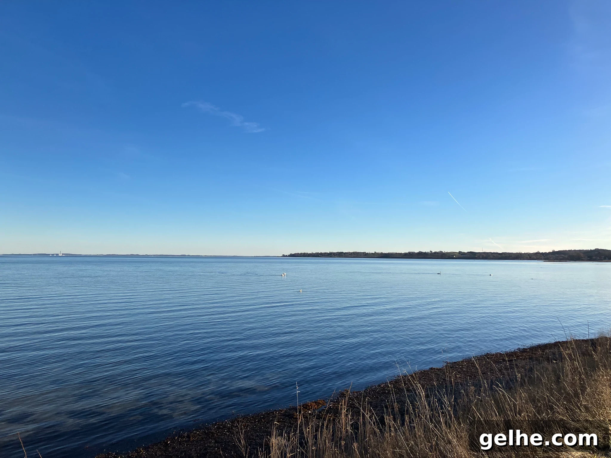 The fjord in Denmark.