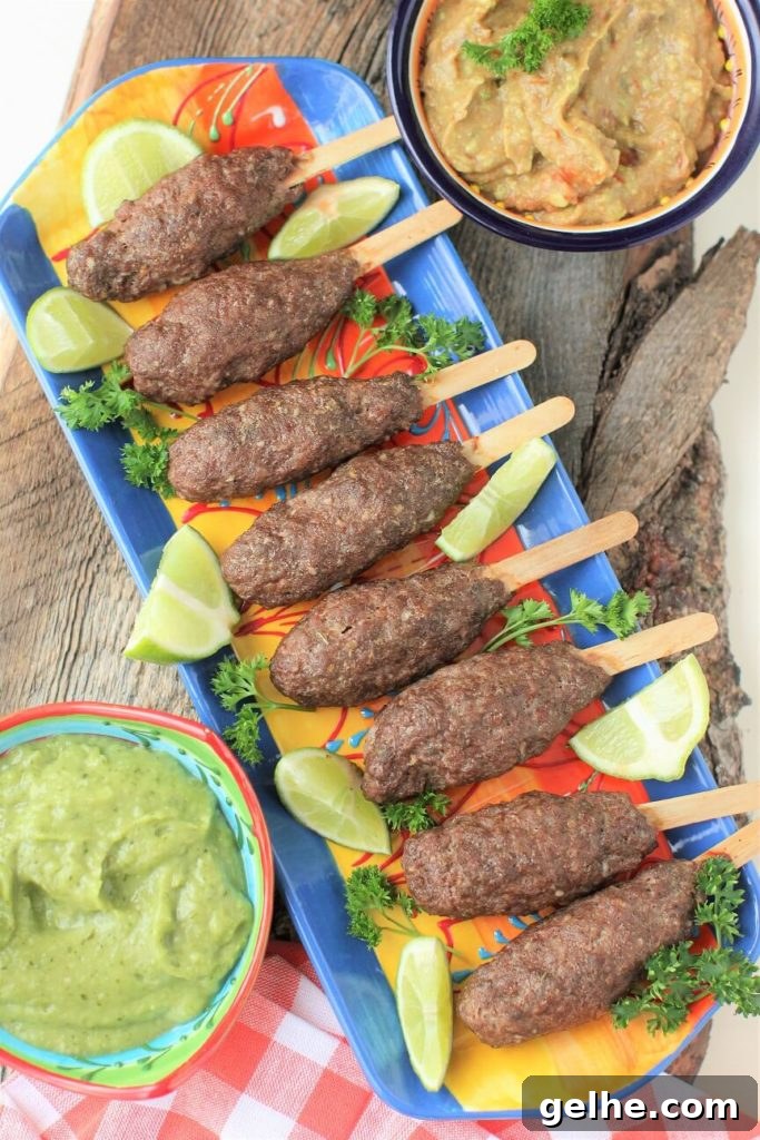 juicy burger pops (food on a stick) make great party food