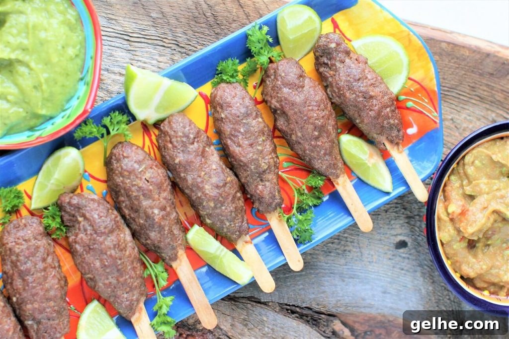 fun food on a stick - a plate of burger pops (cooking with kids)