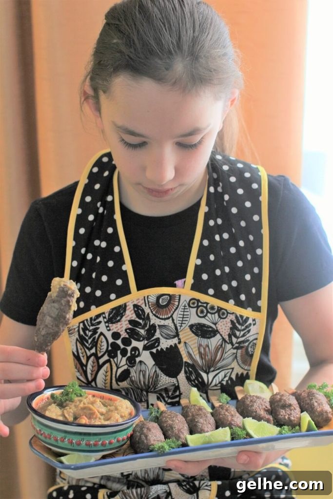 cooking with Meredith - making food on a stick (beef burger pops)