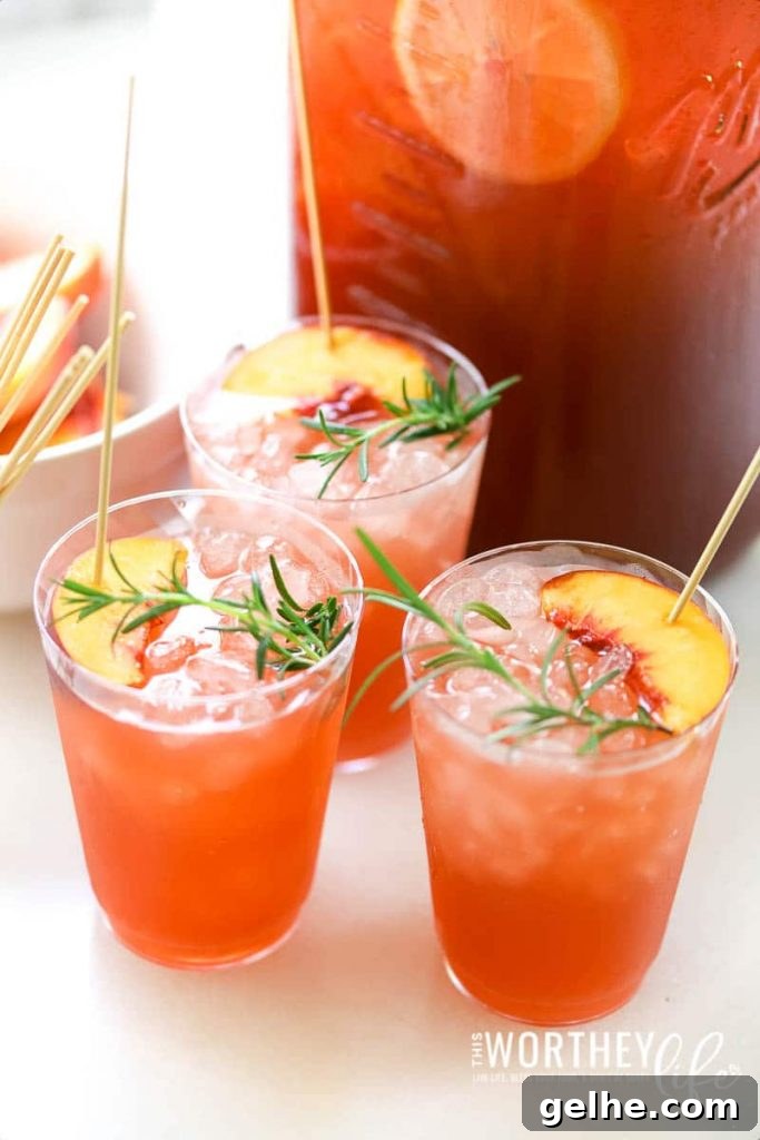 Peach and Black Cherry Punch Recipe for a Crowd 6 Party Punch recipe ideas for a crowd