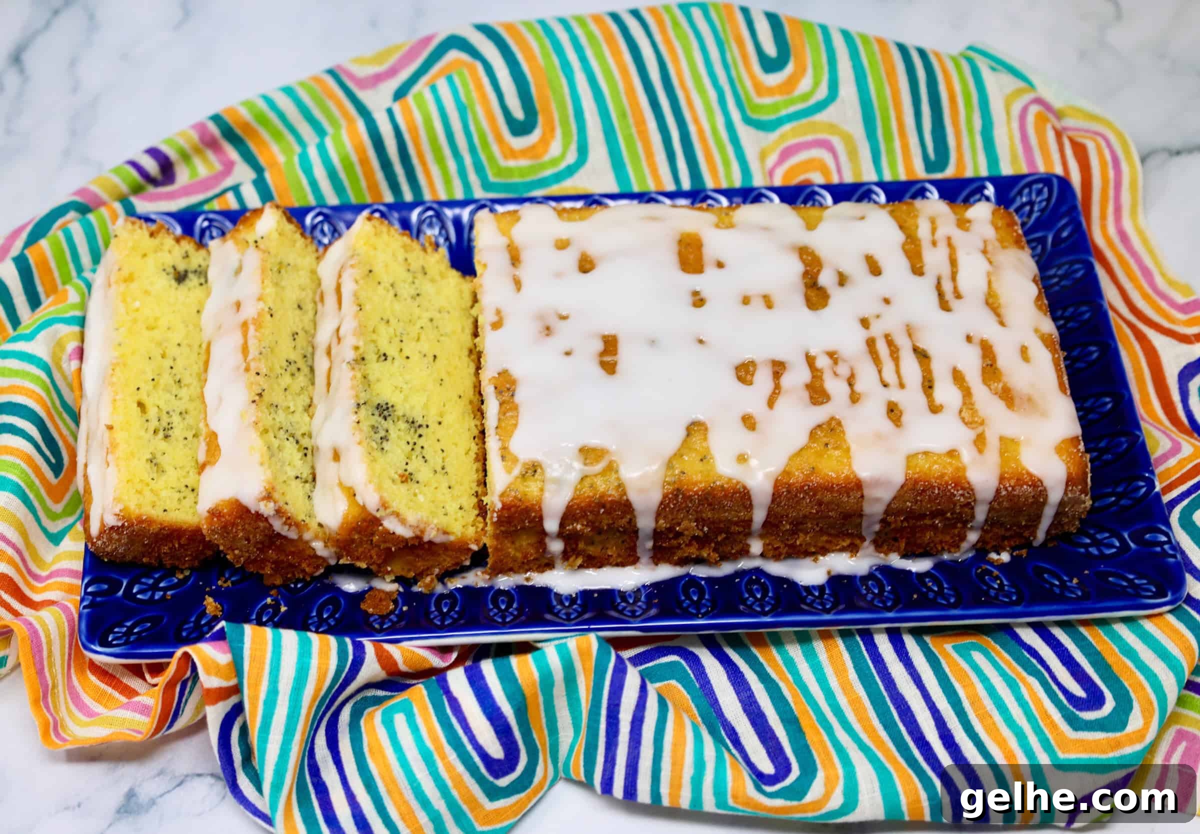 Zesty Lemon Desserts, Breads & Muffins Recipes 16 lemon poppy seed bread featured image