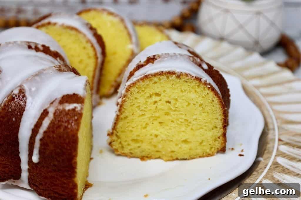 Zesty Lemon Desserts, Breads & Muffins Recipes 18 Lemon Pound Cake from Cake Mix