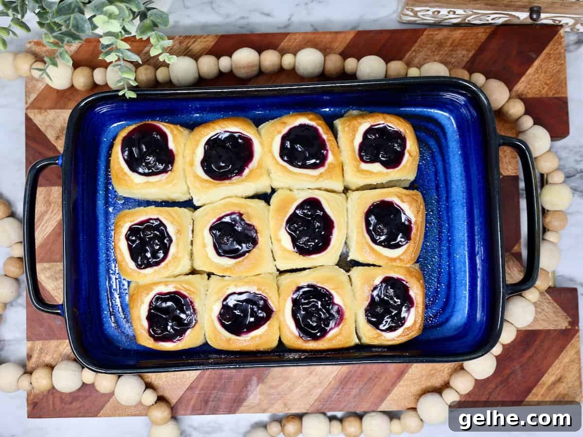 Zesty Lemon Desserts, Breads & Muffins Recipes 23 lemon blueberry danish with hawaiian rolls