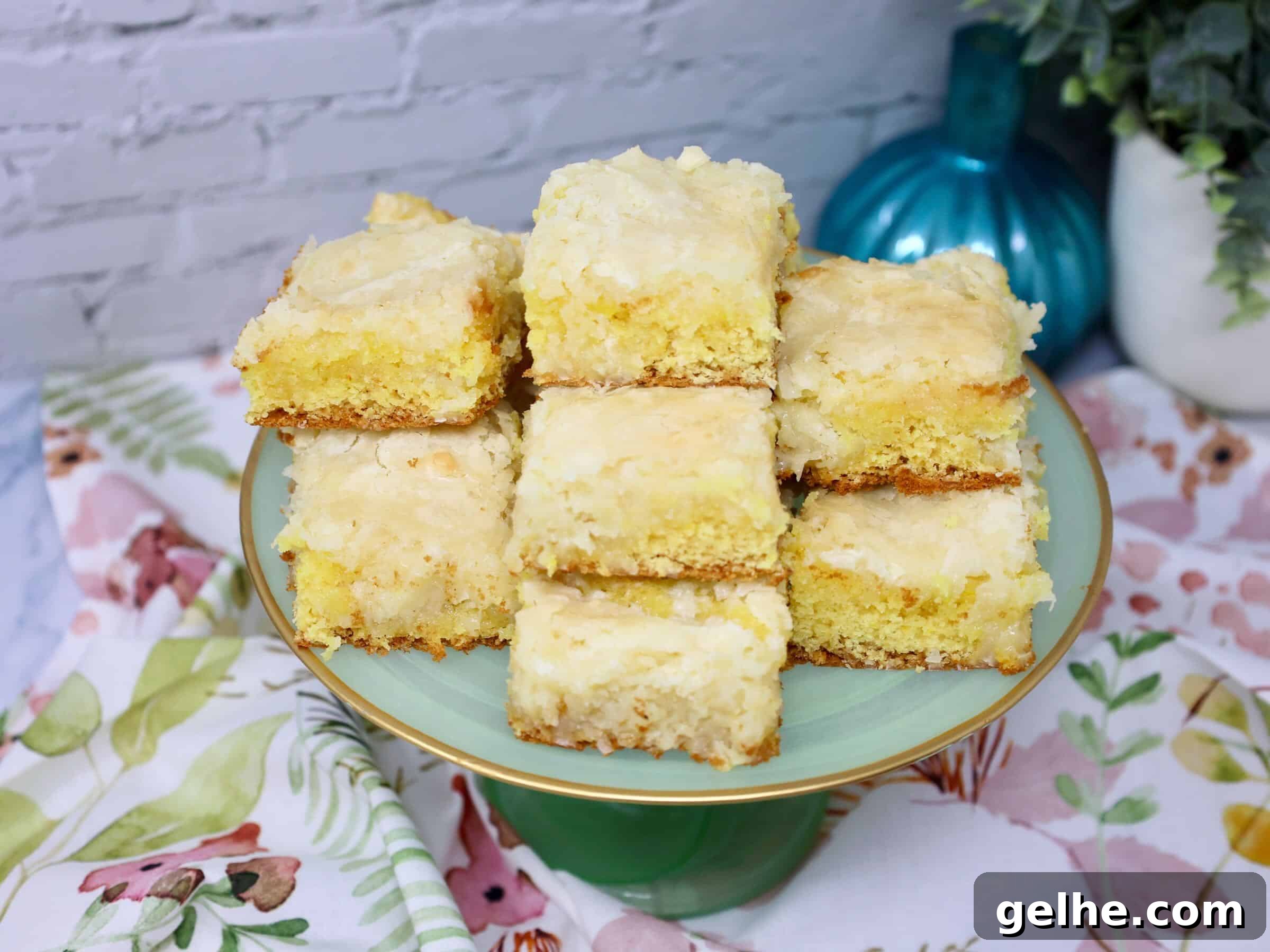 Zesty Lemon Desserts, Breads & Muffins Recipes 4 lemon coconut bars featured image