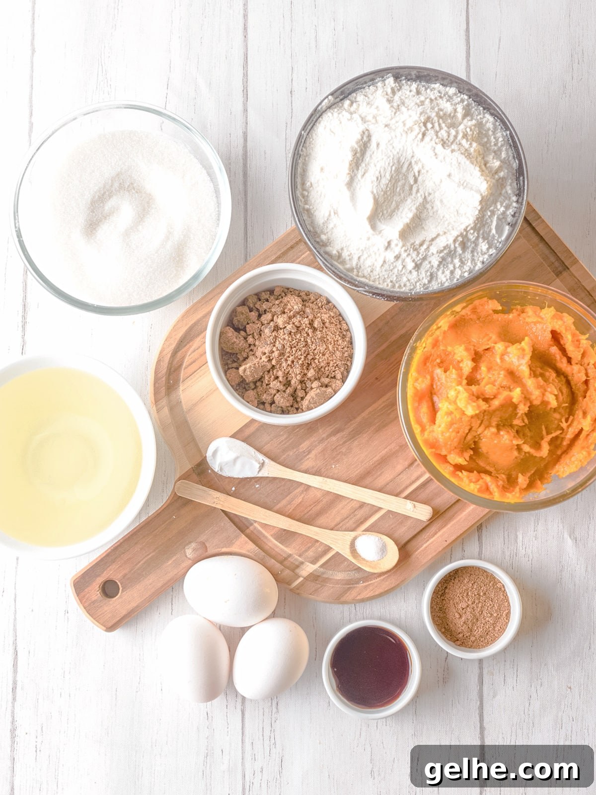 pumpkin bundt cake ingredients