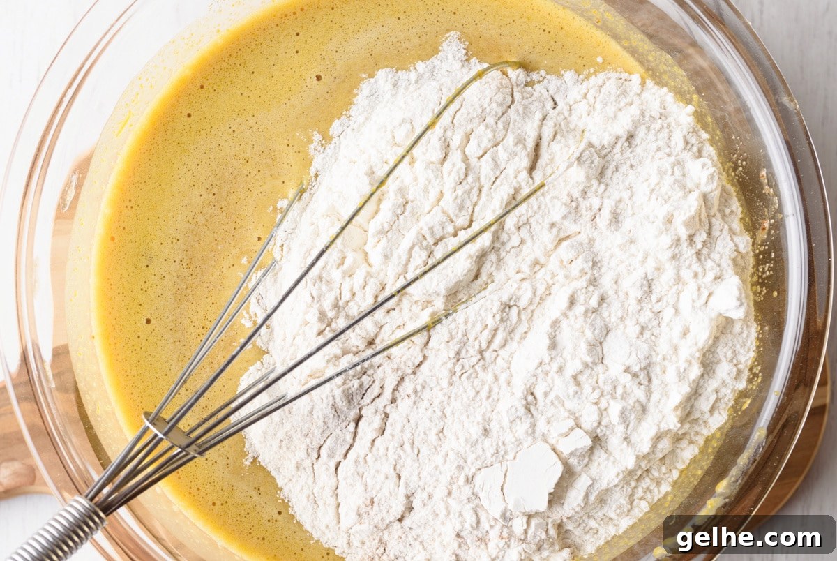 stir in dry ingredients