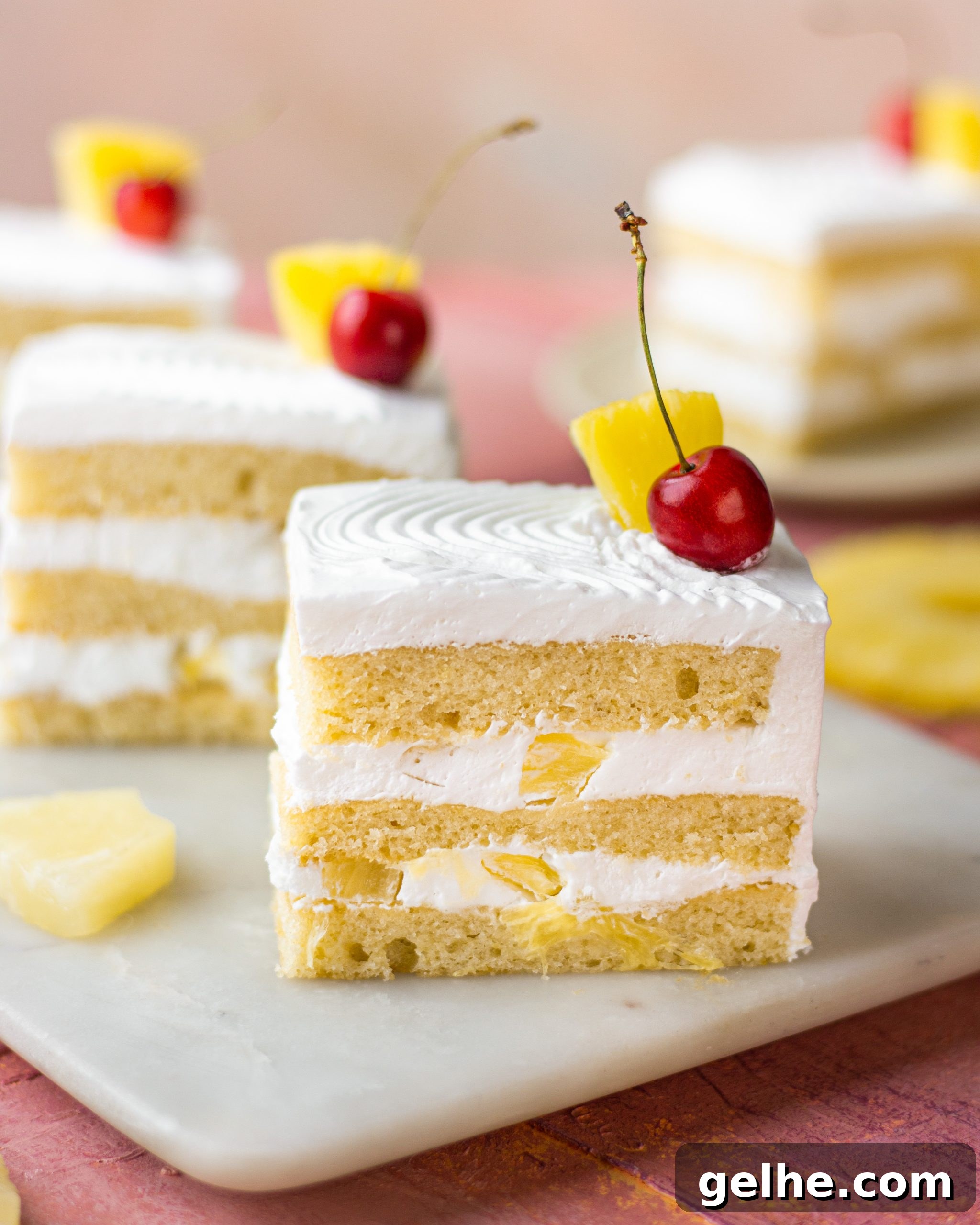 eggless pineapple pastry